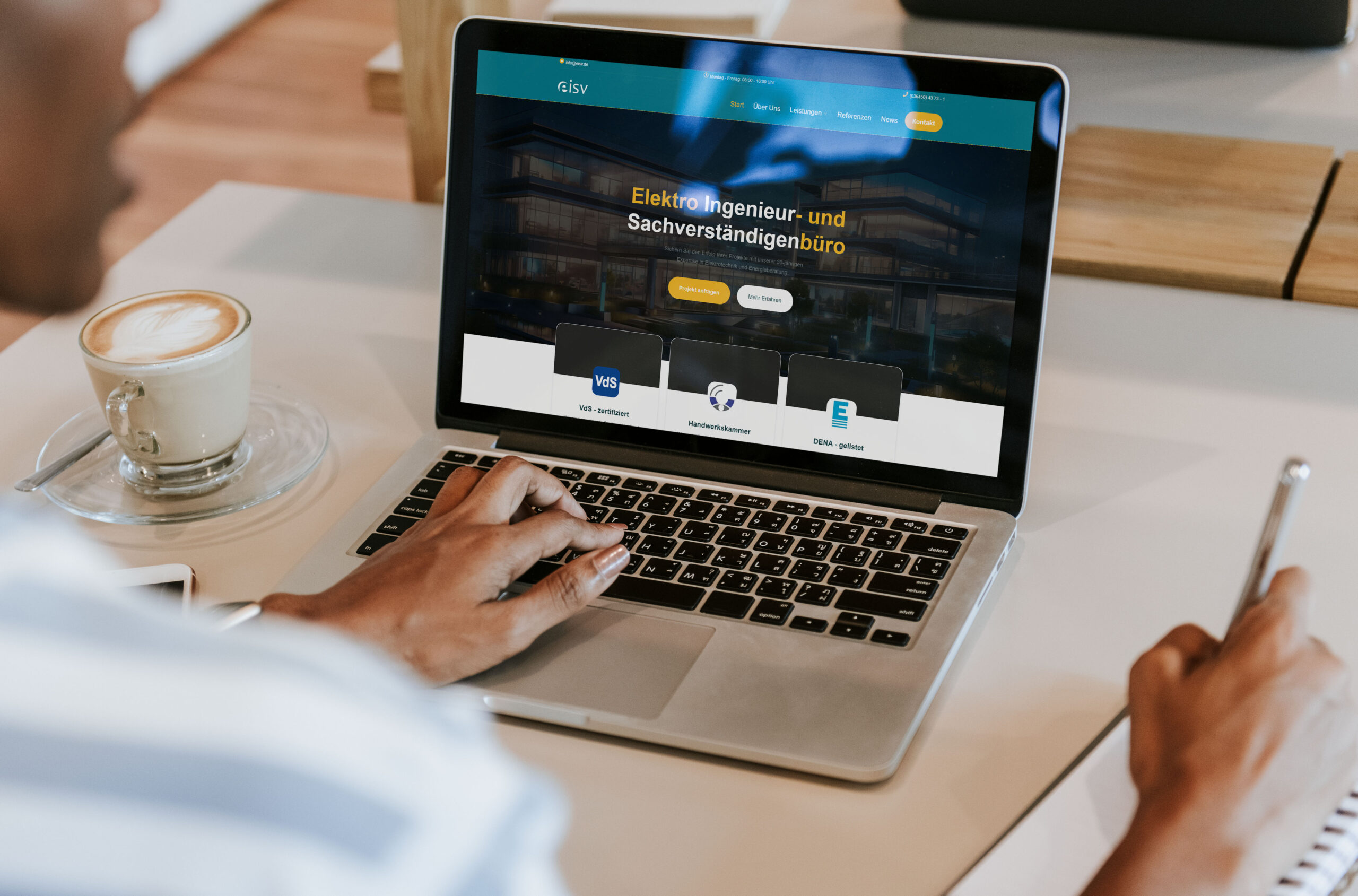 Neuer Web-Auftritt für eisv.de – Elektroingenieur Matthias Hunger